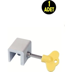 Ayarlanabilir Sürgülü Çekmeli Kapı Pencere Cam Balkon Kilidi - Vidalı Kilit