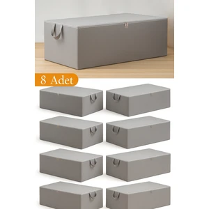 8 Adet Büyük Boy Bazaaltı Gri Hurç 64 x 45 x 22 cm