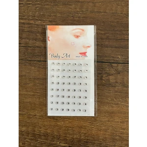 1 Adet Inci Taşlı Yapıştırma Tırnak Saç Makyaj Stickerı  Yüz Taşı Yapışkanı Taş Sticker Mini Boy