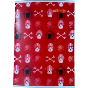 Text Up Defter A5 60 Yp Kareli - Kırmızı Köpek