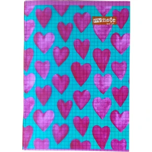 Text Up Defter A5 60 Yp Kareli - Pembe Kalp