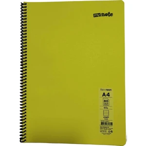 Flex Neo Defter A4 80 Yp Çizgili - Sarı