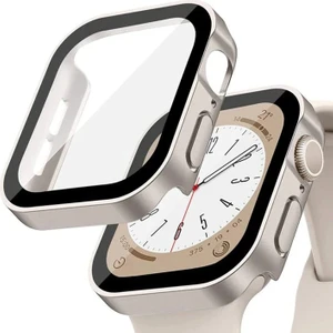 Kasa ve Ekran Koruyucu, Apple Watch Series 10 42MM ile Uyumlu, Suya Dayanıklı, Starlight
