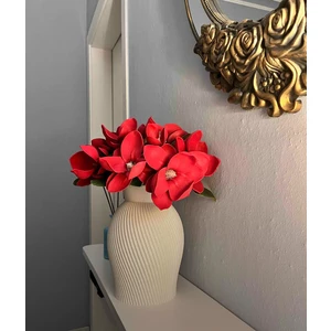 Limon 3Design Modern Şık ve Dekoratif Dayanıklı Boncuk Vazosu | Salon | Yatak Odası | Yemek Odası