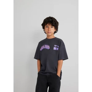 Minecraft Baskılı Antrasit Tişört 6610379-70087