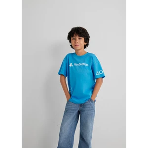 PlayStation Baskılı Mavi Tişört​ 6610376-70772