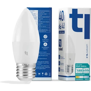 Redeem C37S E27 Mum Ampul, Titreşimsiz, Göz Konforu, Tekli, 528 Lümen, Tuled Beyazı, 5000 Kelvin