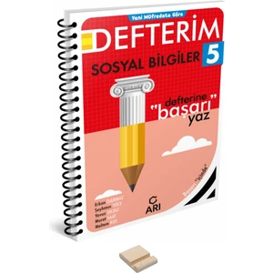 Arı Yayıncılık 5.sınıf Sosyal Bilgiler Defterim ve Telefon Standı