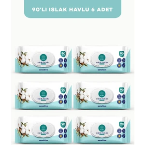 SUBO ISLAK HAVLU 90 'LI SENSİTİVE 6X90