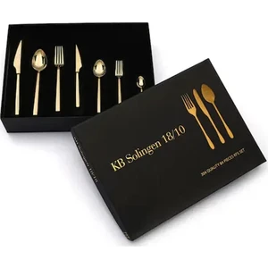 Kb Solingen 84 Parça Gold Çatal Seti