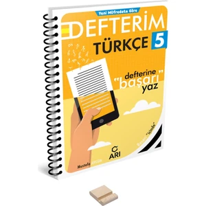 Arı Yayıncılık 5.sınıf Türkçe Defterim ve Telefon Standı
