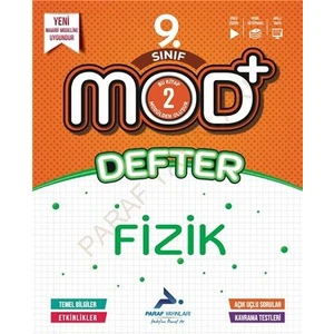 Paraf Yayınları 9.sınıf Mod Serisi Konu Anlatımlı Fizik Defter -Yeni Müfrdat Yeni Baskı-