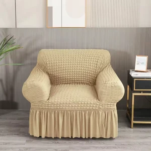 Bürümcük Koltuk Örtüsü ,berjer Kılıfı, Tek Kişilik, Etekli, Lastikli, Esnek, Yıkanabilir 1 Adet