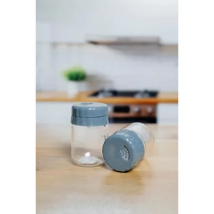 2'li Klasik Cam Tuzluk ve Karabiberlik Seti - Şık ve Pratik Tasarım