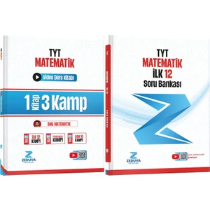 Zeduva Yayınları Sml Matematik Tyt Matematik 1 Kitap 3 Kamp Video Ders Kitabı ve Ilk 12 Soru Bankası Seti