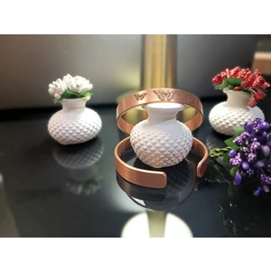 Bakır Saf Bakır Bileklik Mükemmel Şıklık Yeni Model kelebek desenli