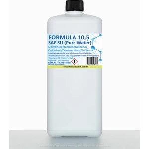 Saf Su Demineralize Deiyonize Su 1 Lt 1 kg Akü ve Ütü Suyu