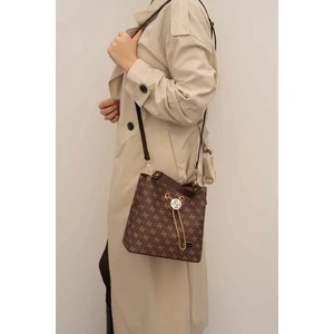 Silver & Polo Kahve SP967 Kadın Çapraz Çanta