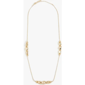 Boncuklu Çelik Kolye