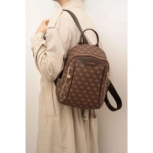 Silver & Polo Kahve SP906 Kadın Sırt Çantası