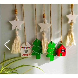 Yılbaşı Noel Çam Ağacı Süsü Yıldız Dekoratif