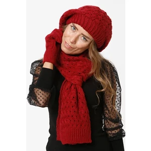 Kadın Atkı Bere Eldiven Set