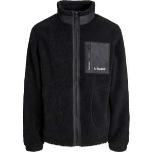 Jack & Jones Teddy Peluş Siyah Erkek Ceket 12278784