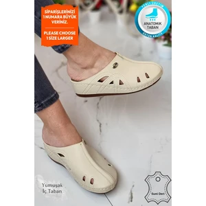 Neon Shoes Lisa Kadın Sabo Medikal Doktor Hemşire Hastane Tam Ortopedik Önü Kapalı Ev Dışarı Terlik