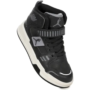 Kiko Kids Carla Bağcıklı Basketbol Erkek Çocuk Spor Ayakkabı Siyah