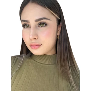 Freshshow Renkli Yıllık Lens Pure Hazel / Lens Kabı / Lens Suyu