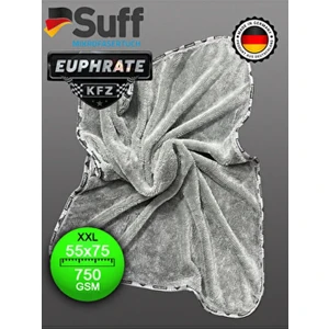 Euphrate Kfz 75X55CM Alman Üretim 750 Gsm Tank Bezi Gri-Mavi Renk 1 Adet