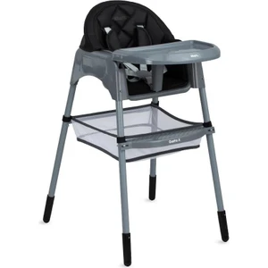 Gastro x Siyah Mama Sandalyesi 0-3 Yaş Arası Çocuklar İçin Suni Deri Konfor