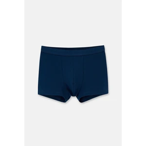 Lacivert 5210 Düz Pamuk Boxer