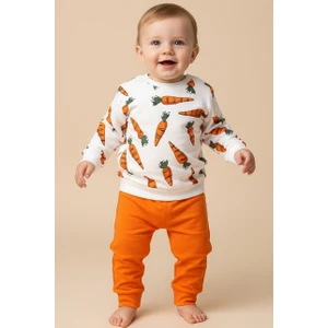 %100 Pamuk 2'li Bebek Takımı