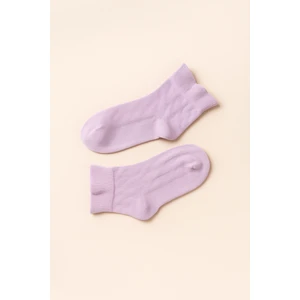 Katia & Bony Çocuk Bileği Fırfırlı Step Çorap Mor
