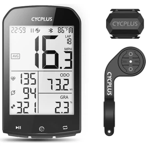 Kablosuz Gps Bisiklet Bilgisayarı | 2.9" LCD Ekranlı, Ant+ Bluetooth Destekli, Kadans & Hız Sensörlü, Su Geçirmez Akıllı Bisiklet Kilometre ve Nabız Ölçer