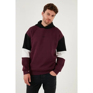 Pamuklu Relaxed Fit Kapüşonlu İçi Tüylü Yumuşak Şardonlu Sweat Erkek SWEAT 5905299