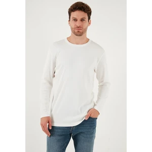 Burattin Pamuklu Slim Fit Bisiklet Yaka Basic Sweat Erkek Sweat 59050741