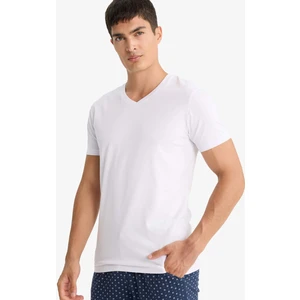 Slim Fit Dar Kesim V Yaka Üst D6187AX25WN