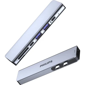 MacBook ile Uyumlu Type-C Çoklu Dönüştürücü Hub – 10GBPS Veri Aktarımı, 100W Pd Hızlı Şarj, 4K@30Hz & 1080P@60Hz HDMI Çıkışı, Sd/tf Kart Okuyucu, USB 3.0 Port, SWR1604C, Gri