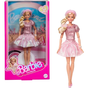 Barbie® Bebek Margot Robbie'nin Barbie'yi Canlandırdığı Filmden, Uyumlu Pembe Bluzu ve Eteğiyle Koleksiyona Uygun JBJ53