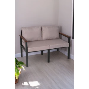 Bahce Mobilyası, Modern Balkon Mobilyası, Kafe Oturma Takımı, Teras Koltugu, 1 Ikili Koltuk