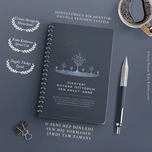 Anneler Için Hediye Etkileşimli Anı Defteri Duygusal Miras Kitabı Hikayeni Duymak Istiyorum Sen Anlat Anneözgün Türkçe Içerik Hediye Aile Anne