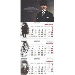 2026 Atatürk Gemici Duvar Takvimi - Gazi