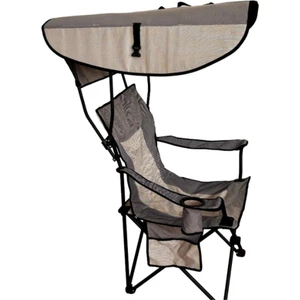 Gölgelikli Tenteli Katlanır Kamp Sandalyesi