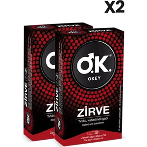 Okey Zirve Prezervatif 10'lu X2 Adet