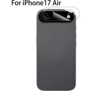 iPhone 17 Air Kamera Lens Koruyucu Temperli Cam – Çizilmez Şeffaf Lens Kılıfı