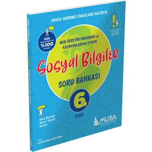 Muba Yayınları 6. Sınıf Sosyal Bilgiler Soru Bankası