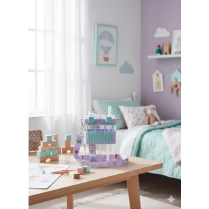 Çift Bölmeli Vogue Matara, Çift Kapaklı, Pipetli, Boyun Askılı Çocuk Okul Suluk Anaokulu