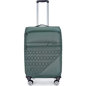 Valiz Orta Boy WX-3001 Model Vita Serisi Orta Boy Haki Kumaş Valiz